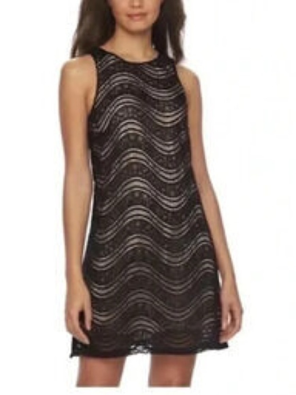🎀 Speechless Black Lace Dressy Mini Dress